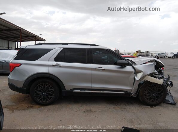 1FMSK7DH7MGC15587 2021 FORD EXPLORER Silver Սալոնի հետևի տեսք