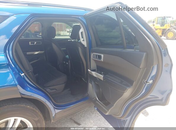 1FMSK7DH8LGC86571 2020 FORD EXPLORER Blue Vista de la etiqueta del VIN