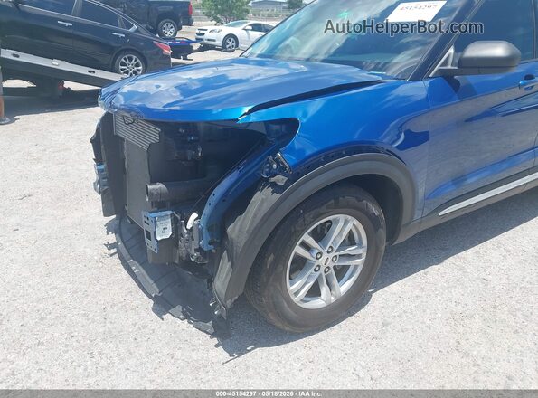 1FMSK7DH8LGC86571 2020 FORD EXPLORER Blue Vista frontal