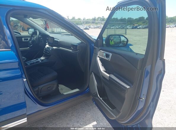 1FMSK7DH8LGC86571 2020 FORD EXPLORER Blue Vista interior delantera