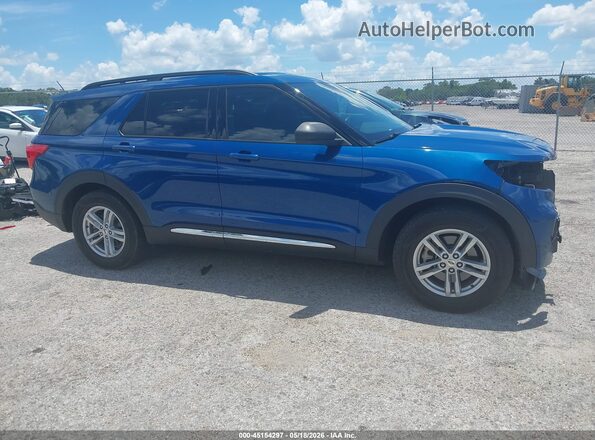 1FMSK7DH8LGC86571 2020 FORD EXPLORER Blue Vista interior trasera