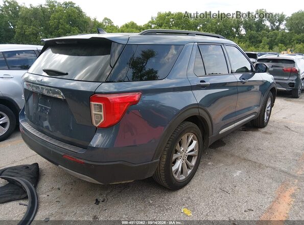 1FMSK7DH8MGA30397 2021 FORD EXPLORER Blue Հետևի աջ