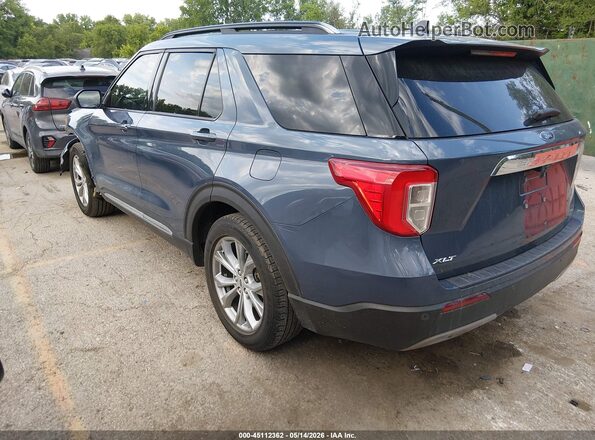 1FMSK7DH8MGA30397 2021 FORD EXPLORER Blue Հետևի ձախ