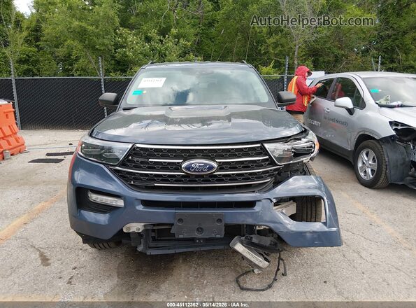 1FMSK7DH8MGA30397 2021 FORD EXPLORER Blue Սալոնի հետևի տեսք