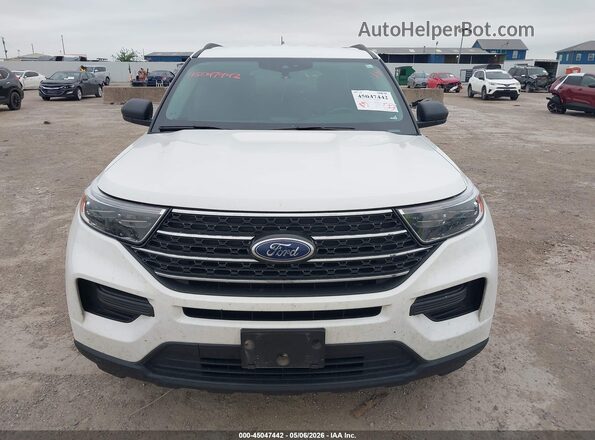 1FMSK7DH8PGC13464 2023 FORD FORD EXPLORER White Սարքավորումների վահանակի տեսք
