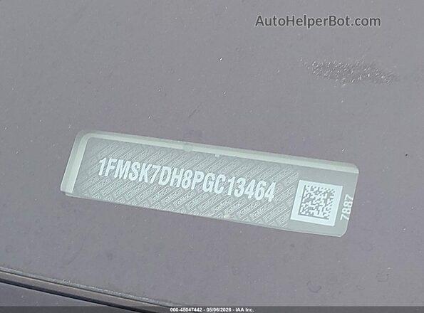 1FMSK7DH8PGC13464 2023 FORD FORD EXPLORER White 