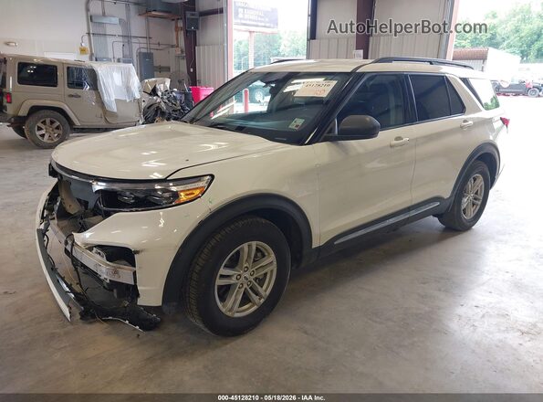 1FMSK7DH9PGA57838 2023 FORD EXPLORER White Առջևի ձախ երեք քառորդ տեսարան