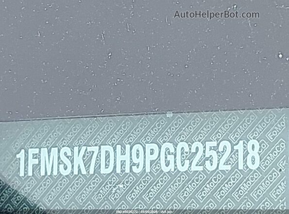 1FMSK7DH9PGC25218 2023 FORD FORD EXPLORER Gray 