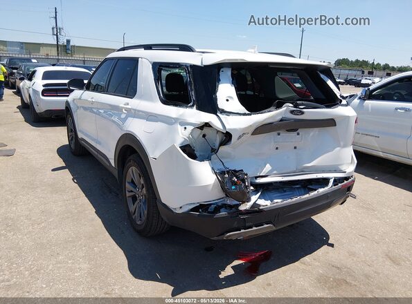 1FMSK7DH9PGC32430 2023 FORD EXPLORER Белый Задняя левая четверть