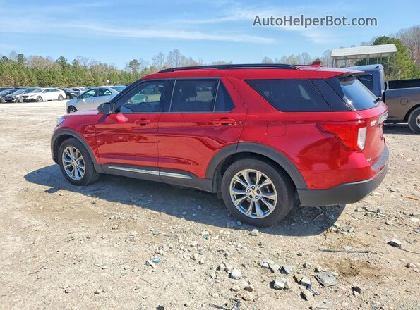 1FMSK7DHXLGD15441 2020 FORD EXPLORER Red Задня ліва чверть