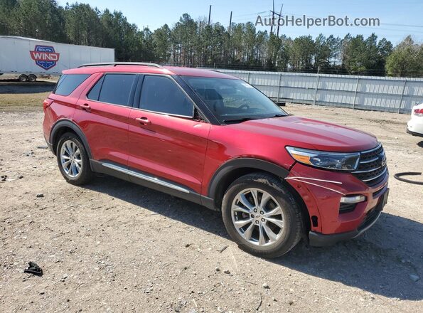 1FMSK7DHXLGD15441 2020 FORD EXPLORER Red Передня права чверть