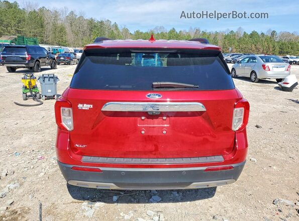 1FMSK7DHXLGD15441 2020 FORD EXPLORER Red Вид ззаду