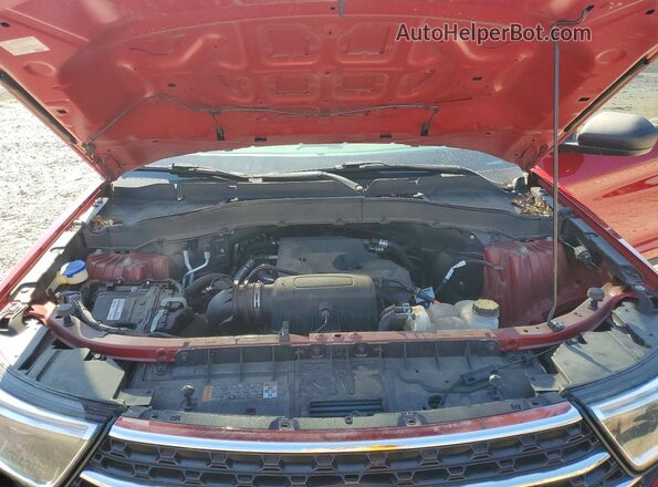 1FMSK7DHXLGD15441 2020 FORD EXPLORER Red Вид підкапотного простору