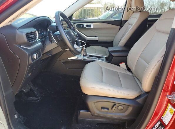 1FMSK7DHXLGD15441 2020 FORD EXPLORER Red Вид салону спереду