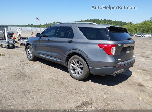 1FMSK7FH0MGA88341 2021 FORD EXPLORER Gray უკანა მარცხენა