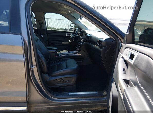 1FMSK7FH0MGA88341 2021 FORD EXPLORER Gray წინა სალონის ხედი