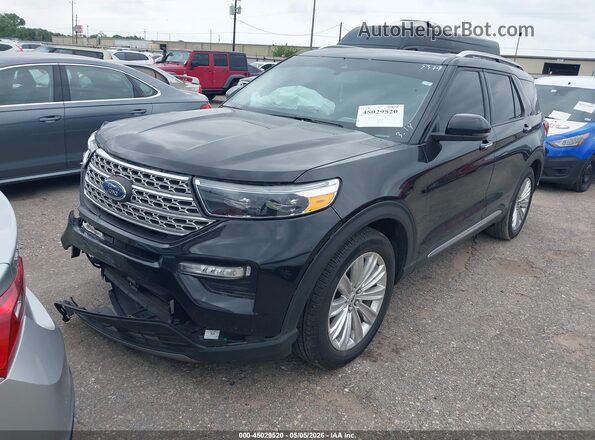 1FMSK7FH0RGA85379 2024 FORD FORD EXPLORER Black Առջևի ձախ երեք քառորդ տեսարան