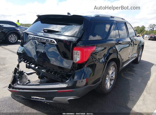 1FMSK7FH1NGA34158 2022 FORD FORD EXPLORER Черный Задняя правая четверть
