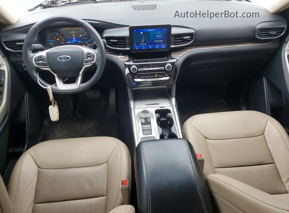 1FMSK7FH3MGB40061 2021 FORD EXPLORER Gray Vista del salpicadero