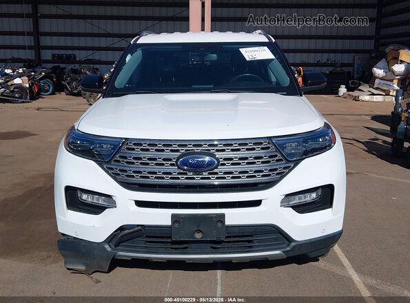 1FMSK7FH4NGA31805 2022 FORD EXPLORER White Vista del salpicadero