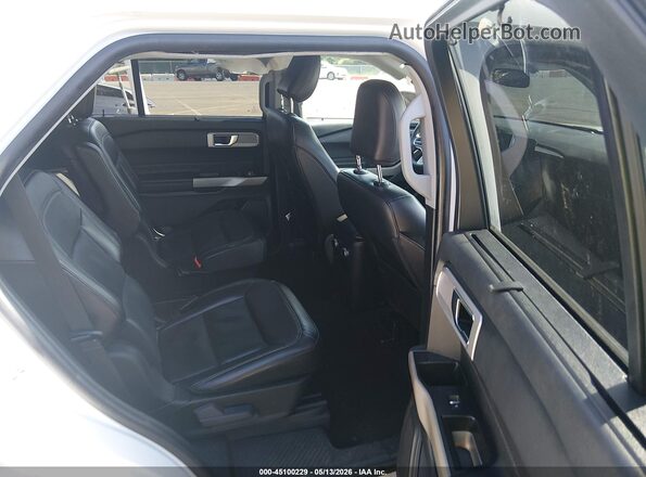 1FMSK7FH4NGA31805 2022 FORD EXPLORER White Vista de la etiqueta del VIN