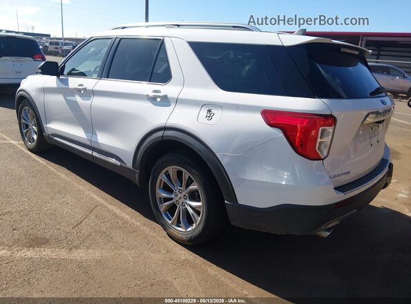 1FMSK7FH4NGA31805 2022 FORD EXPLORER White Trasero izquierdo