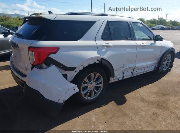 1FMSK7FH4NGA31805 2022 FORD EXPLORER White Trasero derecho