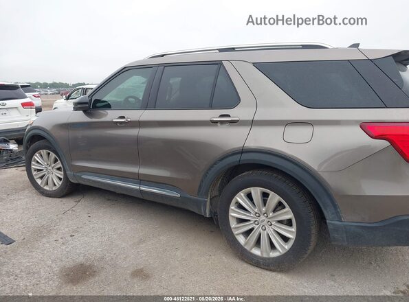1FMSK7FH6MGA33246 2021 FORD EXPLORER Brown 360 interior view