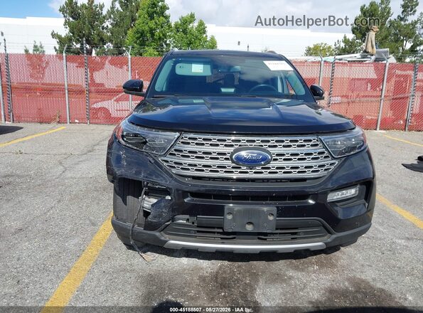 1FMSK7FH6PGB46196 2023 FORD EXPLORER Черный Вид щитка приборов