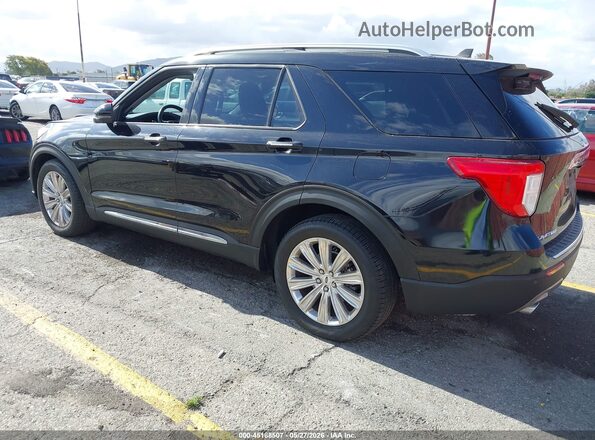 1FMSK7FH6PGB46196 2023 FORD EXPLORER Черный Задняя левая четверть
