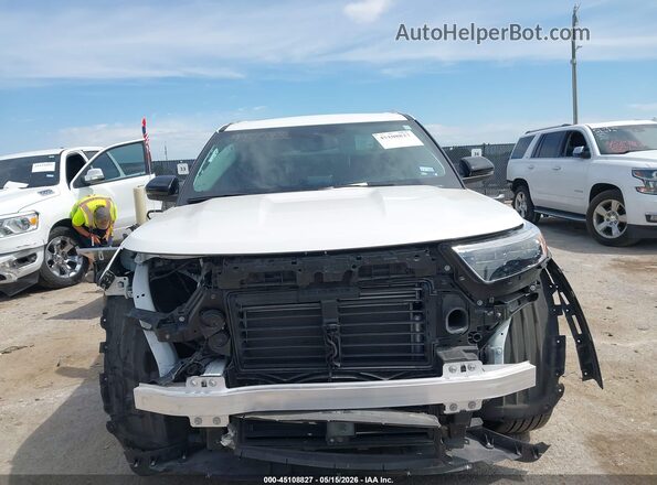1FMSK7FH6RGA84057 2024 FORD EXPLORER White ხელსაწყოთა პანელის ხედი