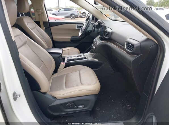 1FMSK7FH7LGB11368 2020 FORD FORD EXPLORER White წინა სალონის ხედი