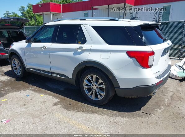 1FMSK7FH7MGB50544 2021 FORD EXPLORER White Trasero izquierdo