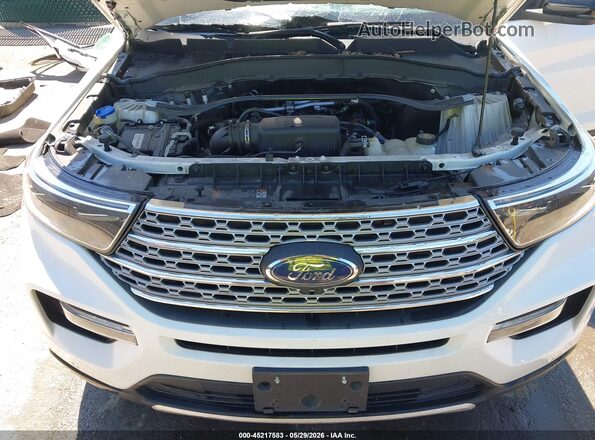 1FMSK7FH7MGB50544 2021 FORD EXPLORER White Vista trasera