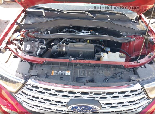 1FMSK7FH8PGA46259 2023 FORD EXPLORER Красный Вид сзади