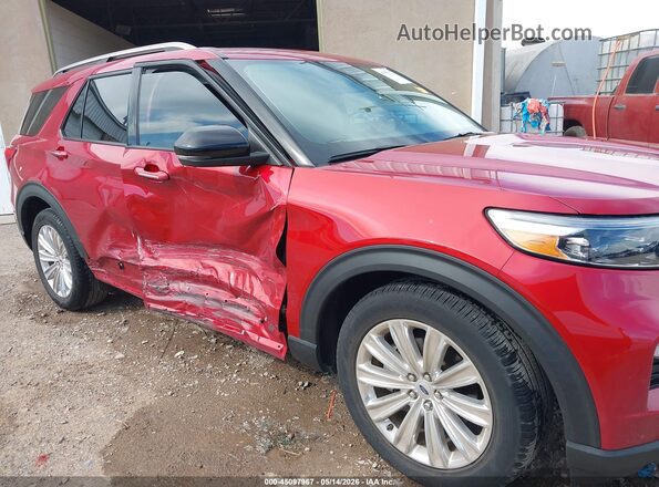 1FMSK7FH8PGA46259 2023 FORD EXPLORER Красный Панорамный вид салона 360°