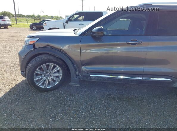 1FMSK7FHXMGA04929 2021 FORD EXPLORER Серый Вид спереди