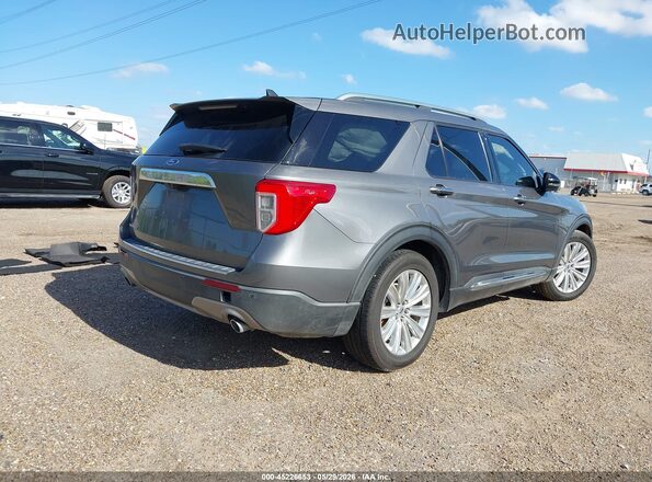 1FMSK7FHXMGA04929 2021 FORD EXPLORER Серый Задняя правая четверть