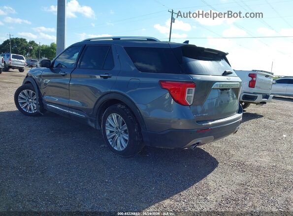 1FMSK7FHXMGA04929 2021 FORD EXPLORER Серый Задняя левая четверть
