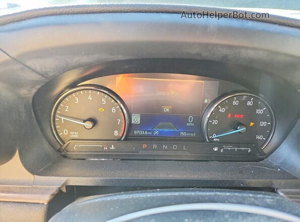 1FMSK7FHXMGA88041 2021 FORD EXPLORER Black Widok zestawu wskaźników