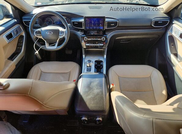 1FMSK7FHXMGA88041 2021 FORD EXPLORER Black Widok deski rozdzielczej