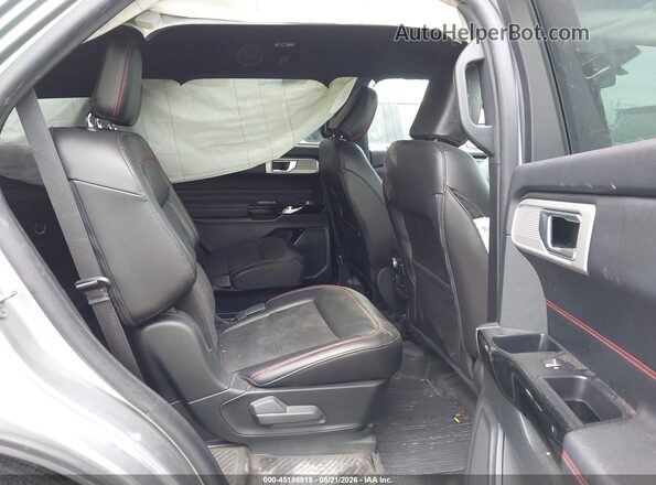 1FMSK7KH5RGA32389 2024 FORD EXPLORER Gray Vista de la etiqueta del VIN