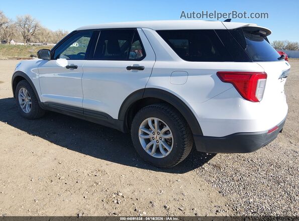 1FMSK8BB0MGB91573 2021 FORD FORD EXPLORER Белый Задняя левая четверть
