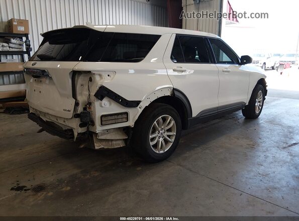 1FMSK8BH3LGC98832 2020 FORD EXPLORER White Trasero derecho
