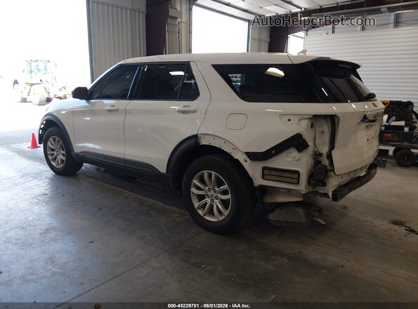 1FMSK8BH3LGC98832 2020 FORD EXPLORER White Trasero izquierdo