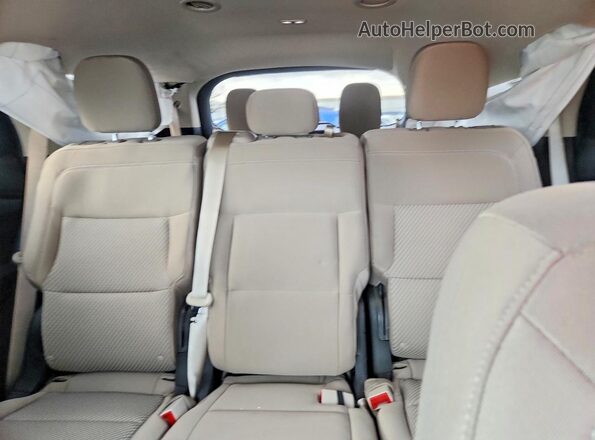 1FMSK8BH4MGB20235 2021 FORD EXPLORER White Rear seats view