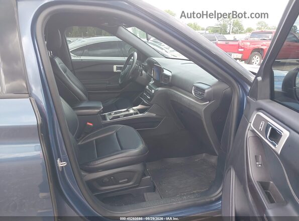 1FMSK8DH0LGA13632 2020 FORD EXPLORER Dark Blue Vista interior delantera