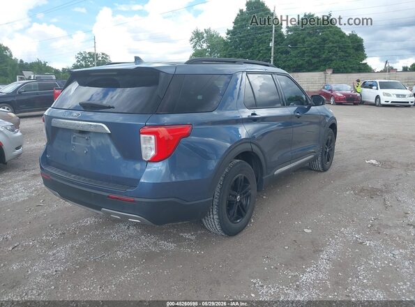 1FMSK8DH0LGA13632 2020 FORD EXPLORER Dark Blue Trasero derecho