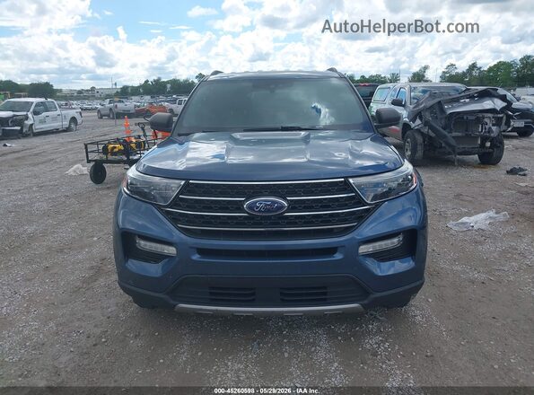 1FMSK8DH0LGA13632 2020 FORD EXPLORER Dark Blue Vista del cuadro de instrumentos