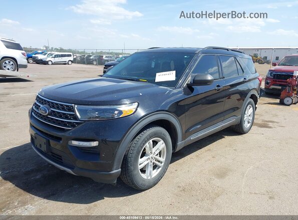 1FMSK8DH0LGC08324 2020 FORD EXPLORER Black Przód lewy